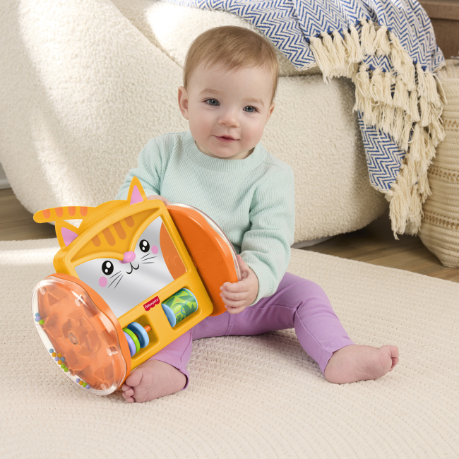 Развивающие игрушки - Игрушка-каталка Fisher-Price Активный котёнок (JLF98)#4