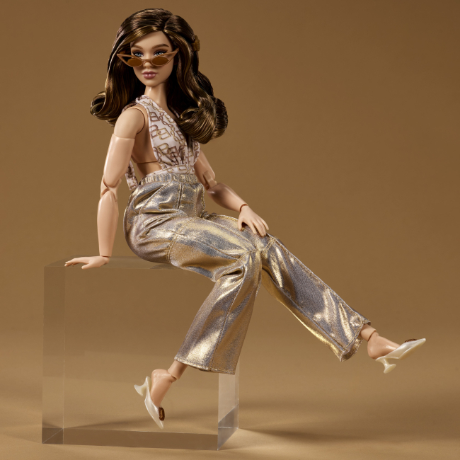 Ляльки - ​Колекційний набір Barbie You Create Barbie Basics Блондинка (JJX37)#7