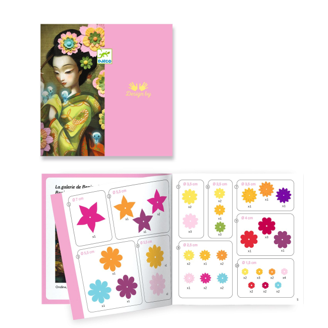 Товары для рисования - ​Набор для творчества DJECO Рок-н-Роузес (DJ09455)#2