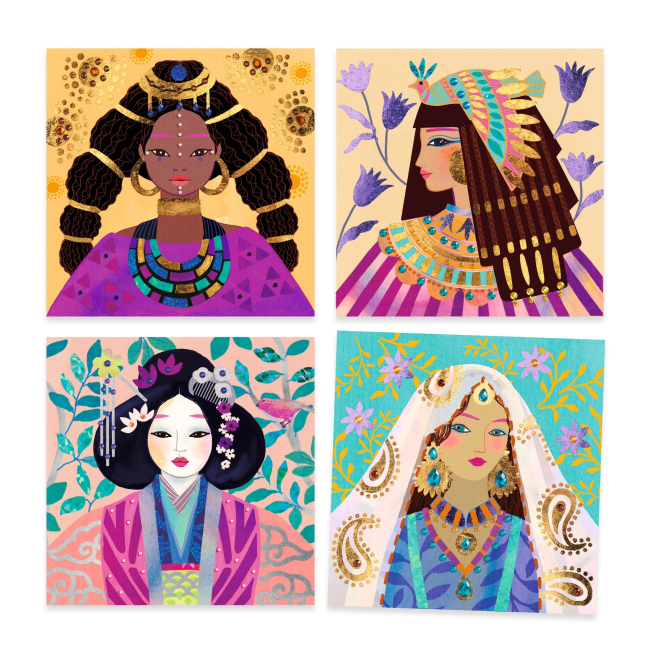 Товары для рисования - ​Набор для творчества DJECO Аппликация фольгой Драгоценные украшения (DJ09527)#3