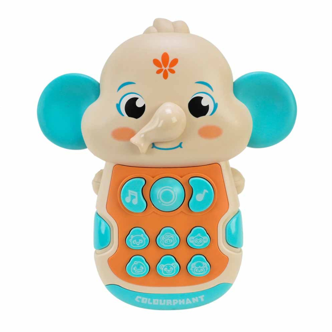 Развивающие игрушки - Игрушечный телефон Країна іграшок  Слоненок (PL-724-12)#2