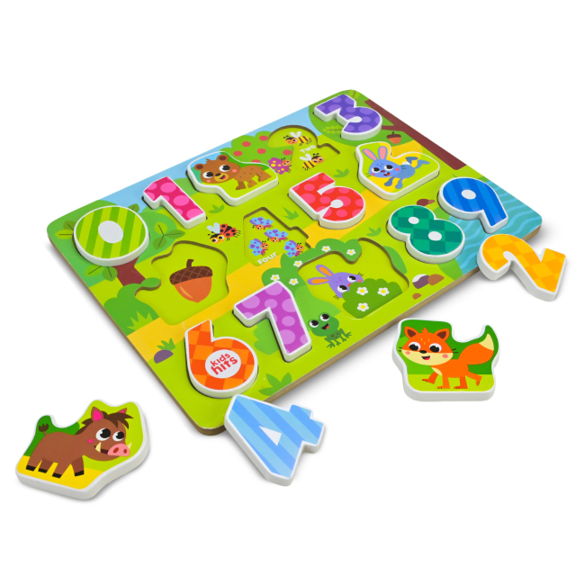 Навчальні іграшки - Навчальна іграшка Kids Hits Вкладиші Цифри (KH20/074)#2