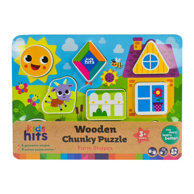 Розвивальні іграшки - Розвивальна іграшка Kids Hits Вкладиші Ферма (KH20/075)#3