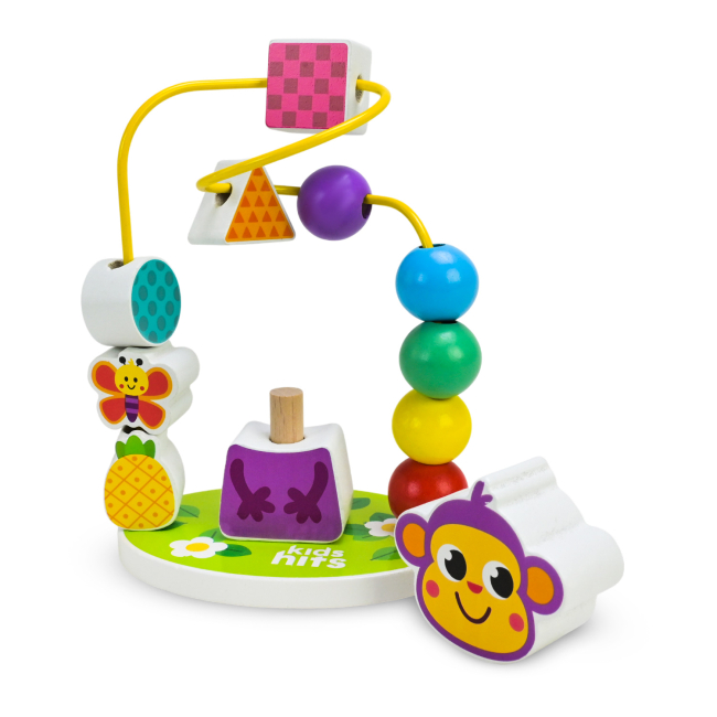 Розвивальні іграшки - Дерев'яна іграшка Kids Hits Серпантинка Кумедна мавпа (KH20/077)#2