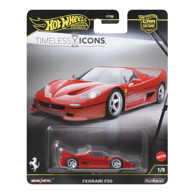 Автомоделі - Автомодель Hot Wheels Car culture Ferrari F50 (JBK56)#6