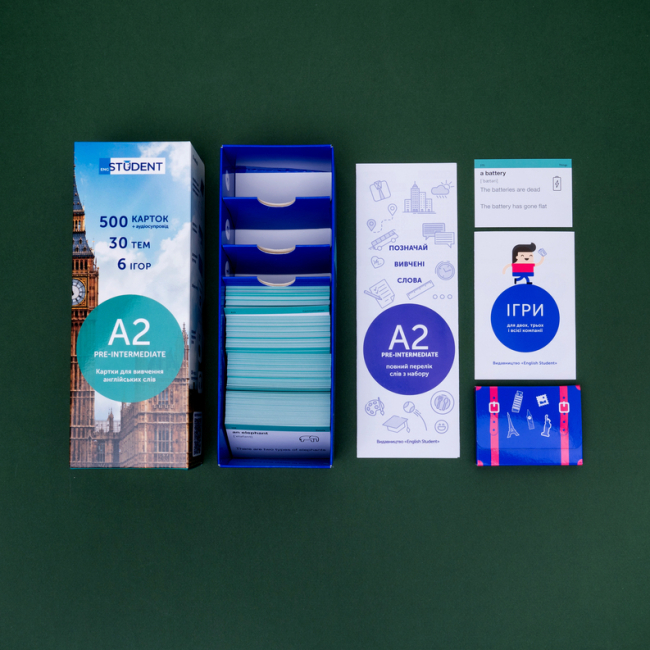 Учебная литература - Картки для вивчення англійської мови «Pre-Intermediate» (рівень A2) (9789669764751)#3