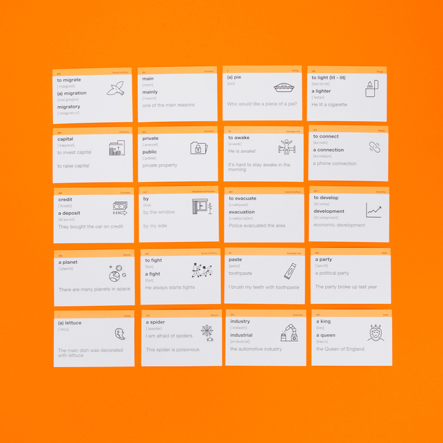 Учебная литература - Картки для вивчення англійської мови «Intermediate» (рівень B1.1)  (9789669764768)#5