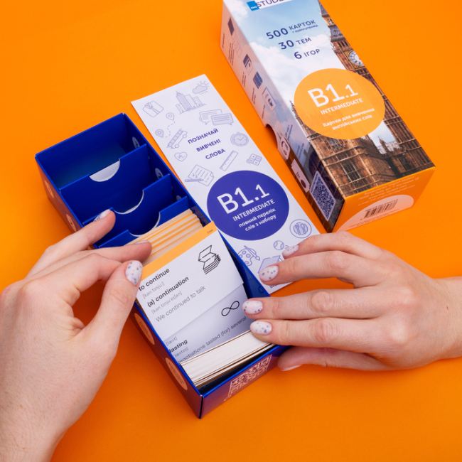 Учебная литература - Картки для вивчення англійської мови «Intermediate» (рівень B1.1)  (9789669764768)#6