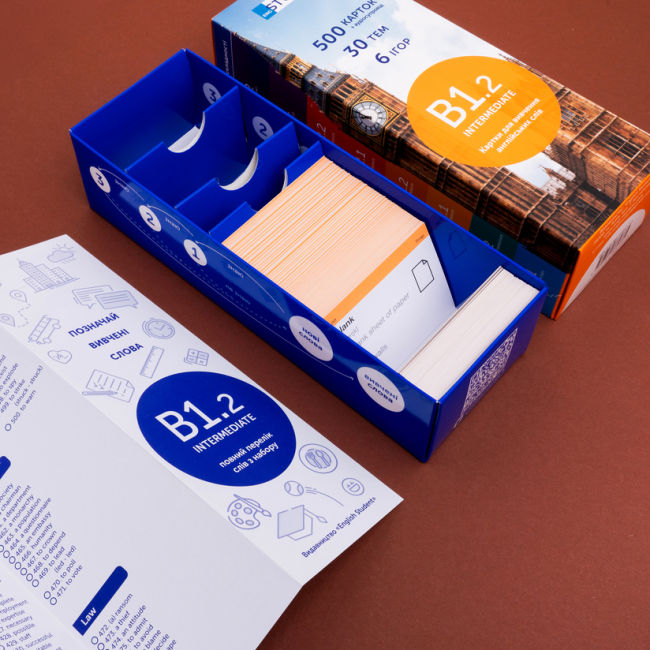 Учебная литература - Картки для вивчення англійської мови «Intermediate» (рівень B1.2)  (9789669764775)#4