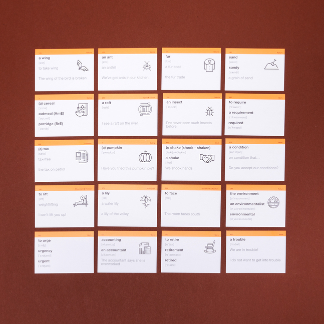 Учебная литература - Картки для вивчення англійської мови «Intermediate» (рівень B1.2)  (9789669764775)#5