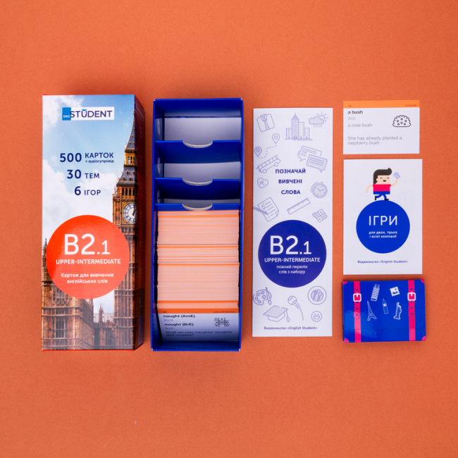 Учебная литература - Картки для вивчення англійської мови «Upper-Intermediate» (рівень B2.1) (9789669764782)#3