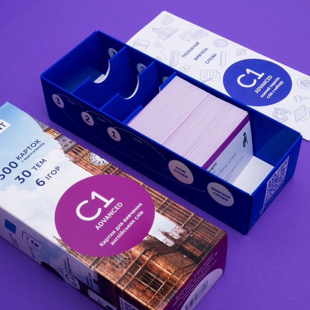 Учебная литература - Картки для вивчення англійської мови «Advanced» (рівень С1)  (9789669773807)#4