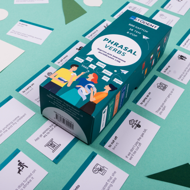 Учебная литература - Картки для вивчення англійської мови «Phrasal Verbs» (рівень В1-С1) (9786177702091)#4