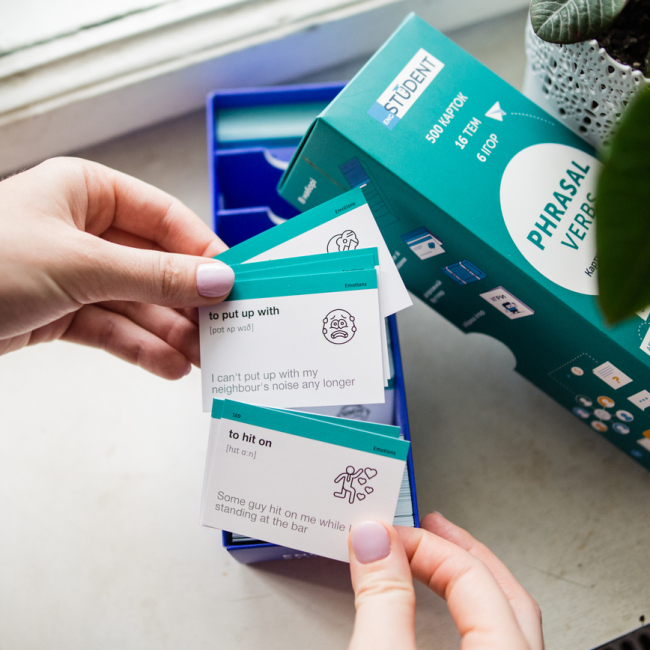 Учебная литература - Картки для вивчення англійської мови «Phrasal Verbs» (рівень В1-С1) (9786177702091)#6