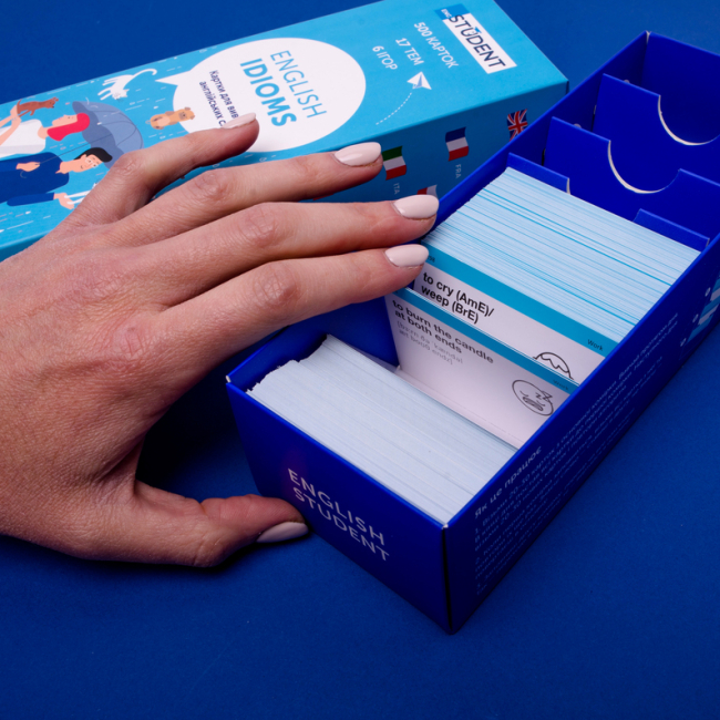 Учебная литература - Картки для вивчення англійської мови «English Idioms» (рівень В1-С1)  (9786177702312)#6