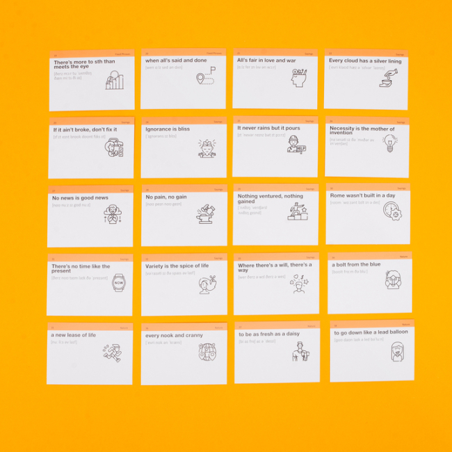 Учебная литература - Картки для вивчення англійської мови «English Idioms» (рівень B2-C1) (9786177702725)#5