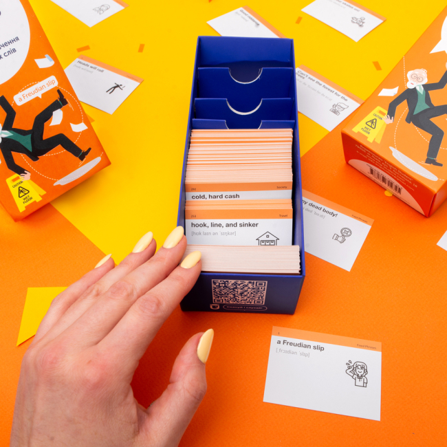 Учебная литература - Картки для вивчення англійської мови «English Idioms» (рівень  B2-C1) (9786177702725)#6