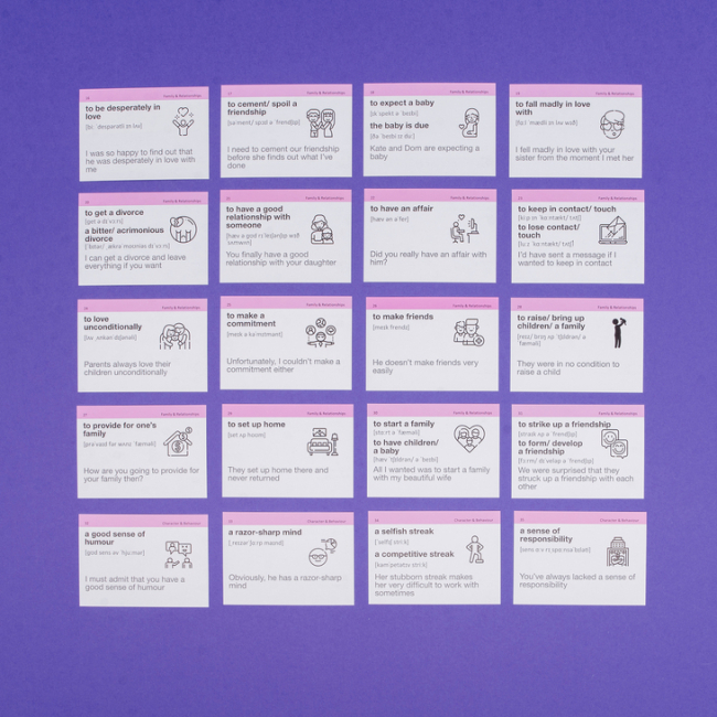 Учебная литература - Картки для вивчення англійської мови «Collocations» (рівень B1) (9786177702763)#5