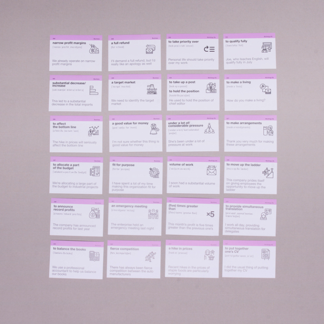 Учебная литература - Картки для вивчення англійської мови «Collocations» (рівень B2-C1) (9786177702367)#5