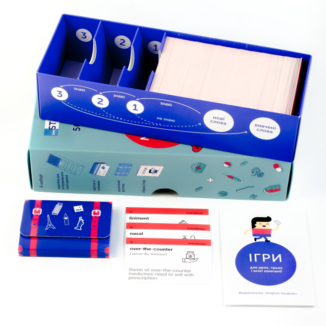 Учебная литература - Картки для вивчення англійської мови «Medical English» (рівень В1-С1) (9786177702169)#2