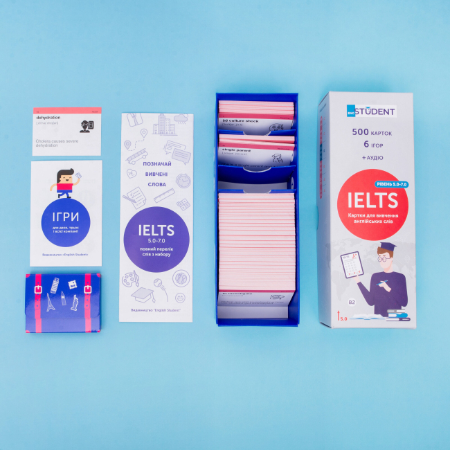 Учебная литература - Картки для вивчення англійської мови «IELTS» (рівень 5.0-7.0) (9786177702619)#3