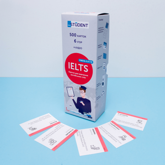 Учебная литература - Картки для вивчення англійської мови «IELTS» (рівень 5.0-7.0) (9786177702619)#4