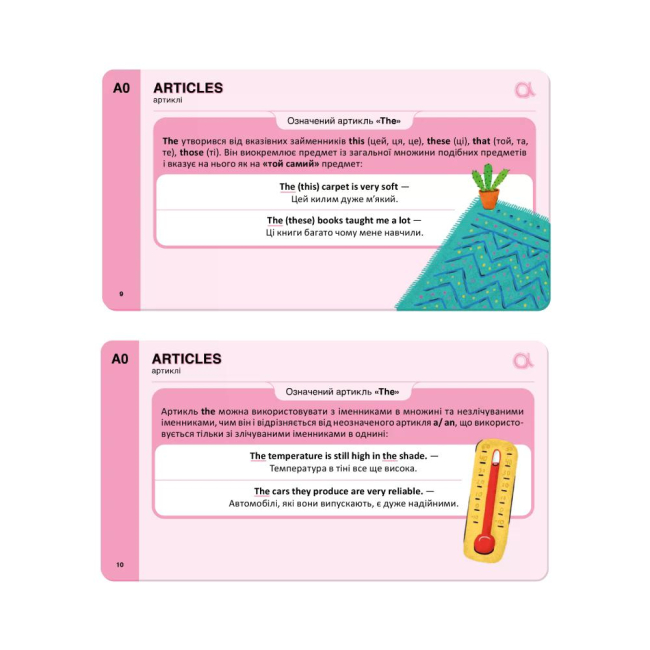 Навчальна література - Картки для вивчення англійської мови «English Grammar» (рівень А0-В2)  (9786177702992)#3