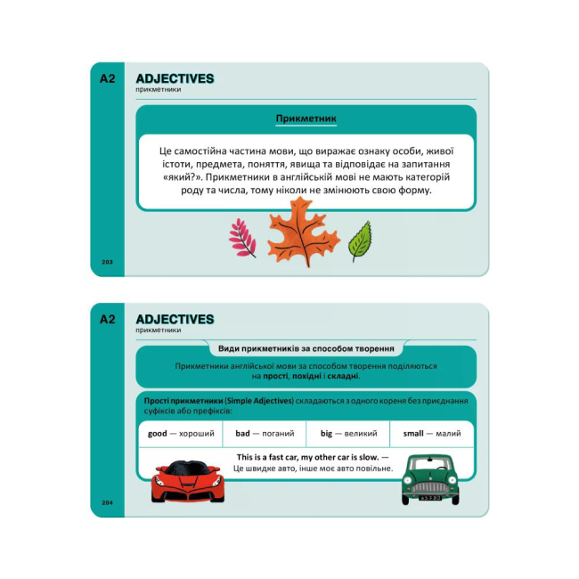 Навчальна література - Картки для вивчення англійської мови «English Grammar» (рівень А0-В2)  (9786177702992)#5