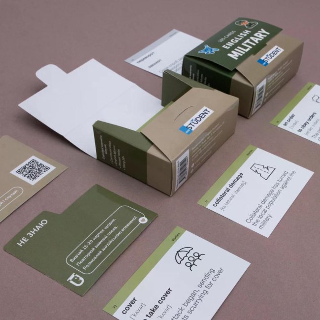 Навчальна література - Картки для вивчення англійської мови «Military English» (рівень А2-В2) (9786177702640)#6