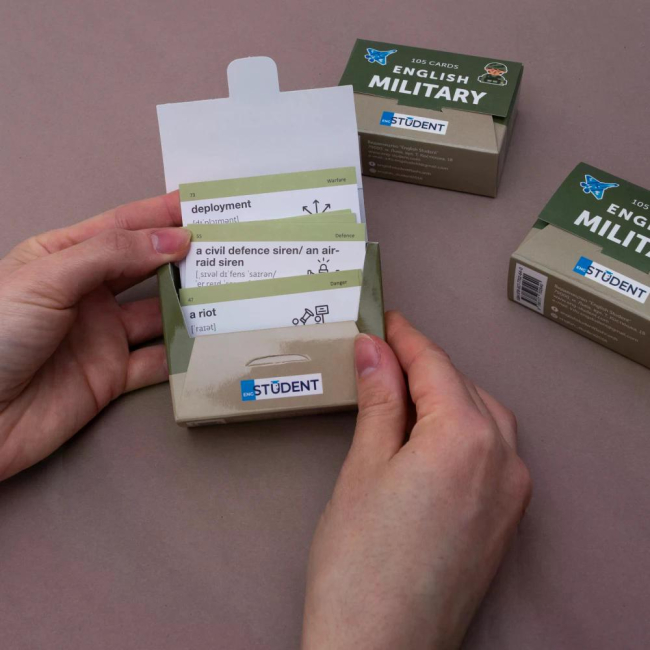 Навчальна література - Картки для вивчення англійської мови «Military English» (рівень А2-В2) (9786177702640)#7