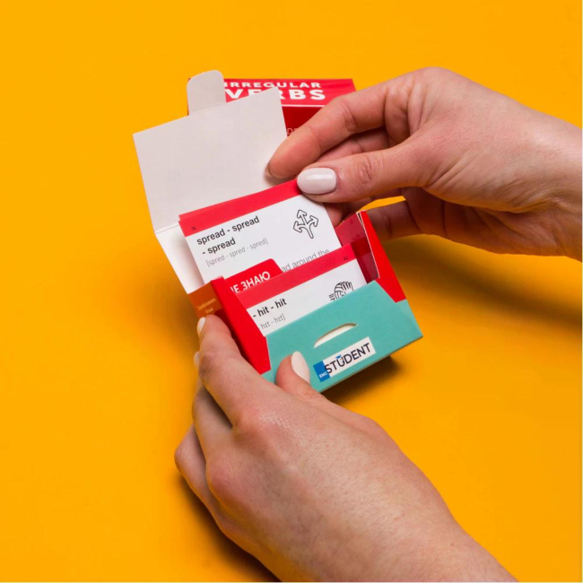 Навчальна література - Картки для вивчення англійської мови «Irregular Verbs» (рівень А1-В2) (9786177702381)#7