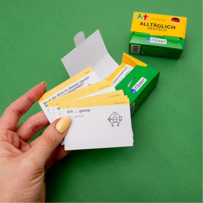 Навчальна література - Картки для вивчення німецької мови «Alltäglich Deutsch» (рівень А1-А2) (9786177702749)#4