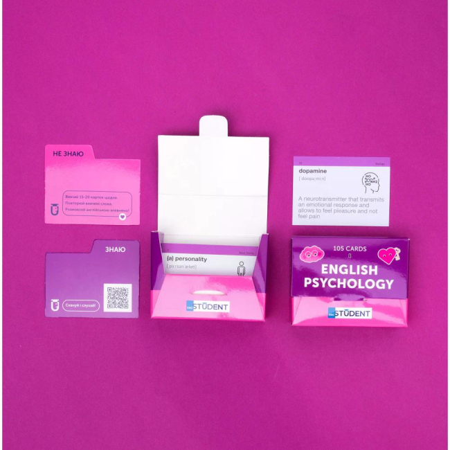 Учебная литература - Картки для вивчення англійської мови «English Psychology» (рівень В1-C1) (9786177702886)#3