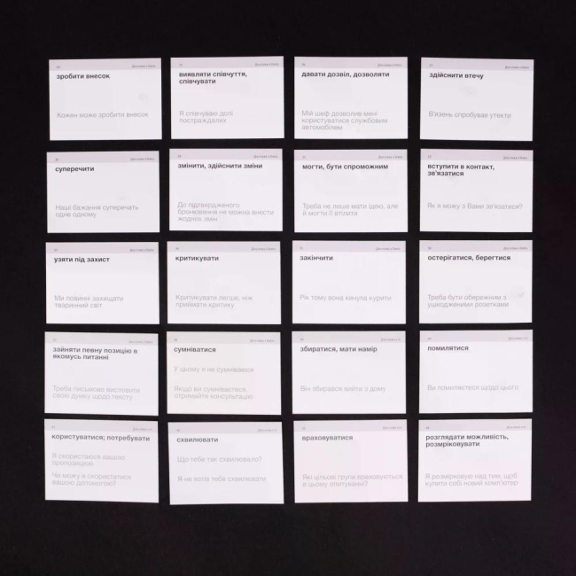 Навчальна література - Картки для вивчення німецької мови «Німецькі фразові дієслова» (рівень А2-В2) (9786177702466)#4