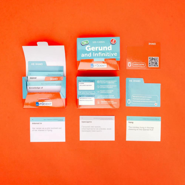 Учебная литература - Картки для вивчення англійської мови Gerund and Infinitive vol.2 (рівень А2-В1) (9786177702695)#3