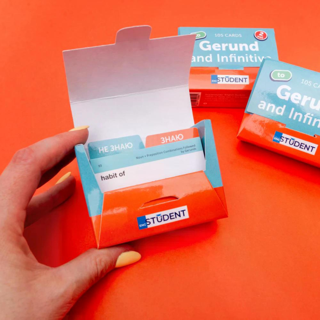 Учебная литература - Картки для вивчення англійської мови Gerund and Infinitive vol.2 (рівень А2-В1) (9786177702695)#6