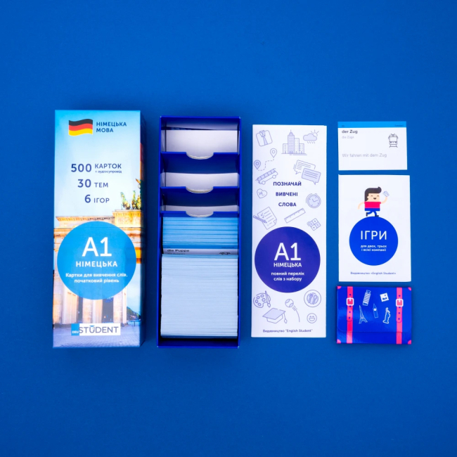 Учебная литература - Картки для вивчення німецької мови (рівень A1) (9789669773821)#3