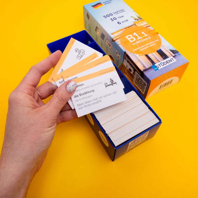 Навчальна література - Картки для вивчення німецької мови (рівень B1.1)  (9786177702855)#4