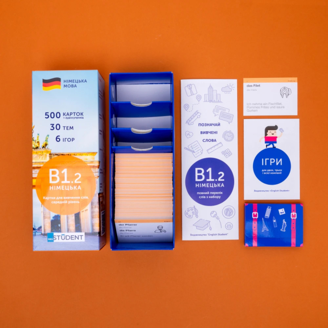 Навчальна література - Картки для вивчення німецької мови (рівень B1.2) (9786177702862)#3