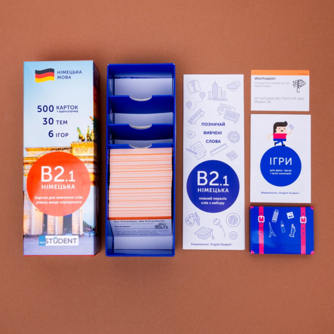 Навчальна література - Картки для вивчення німецької мови (рівень B2.1) (9786177702893)#3