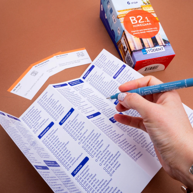 Навчальна література - Картки для вивчення німецької мови (рівень B2.1) (9786177702893)#6