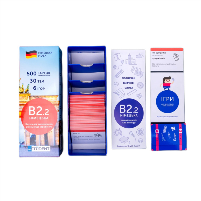 Учебная литература - Картки для вивчення німецької мови (рівень B2.2) (9786177702909)#2