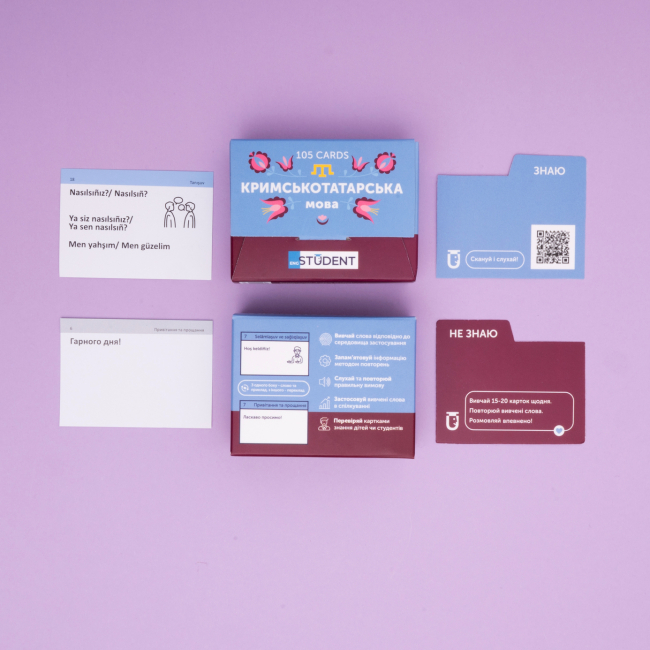 Навчальна література - Картки для вивчення кримськотатарської мови (рівень А1-А2) (9786177702879)#3