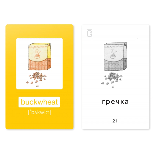 Навчальна література - Картки для вивчення англійської мови «Їжа»  (9786177702978)#2