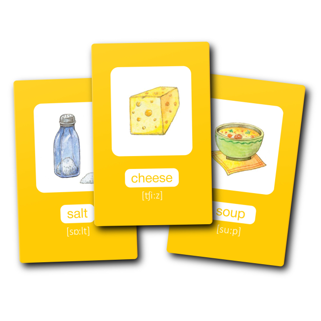 Навчальна література - Картки для вивчення англійської мови «Їжа»  (9786177702978)#3