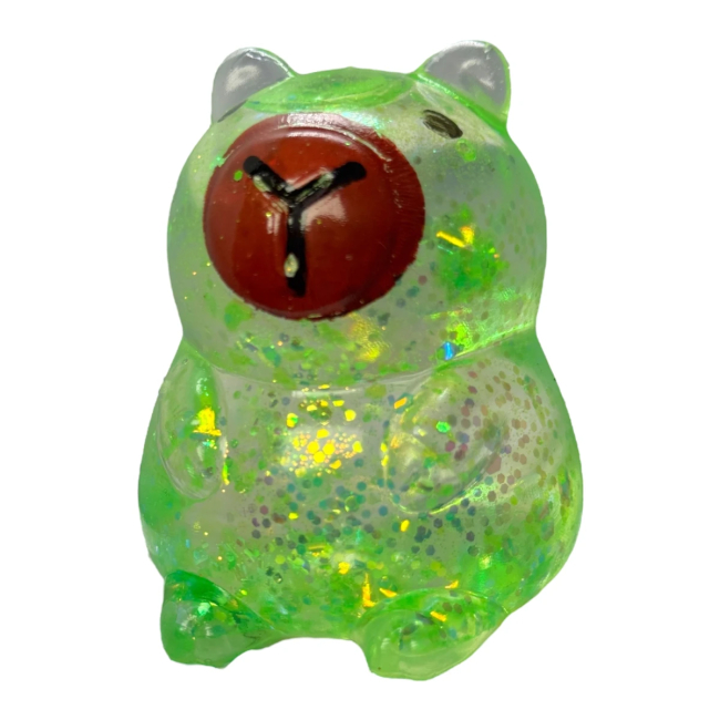 Антистресс игрушки - Игрушка антистресс Тискуни Капибара зеленая (ATY128/2)#2