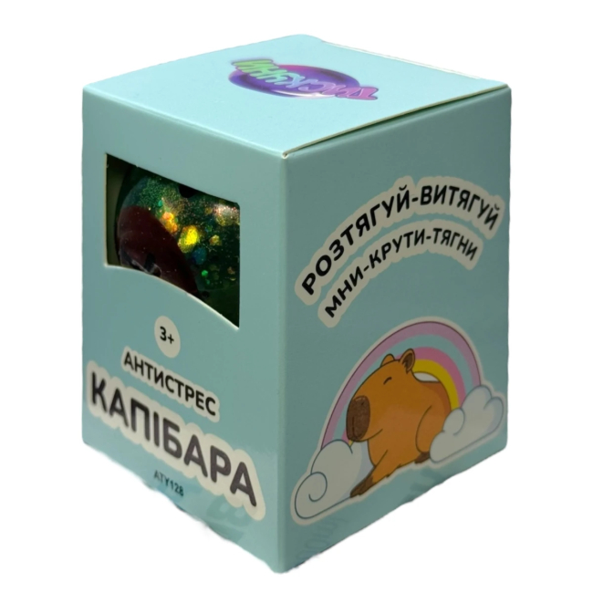 Антистресс игрушки - ​Игрушка антистресс Тискуни Капибара голубая (ATY128/4)#3