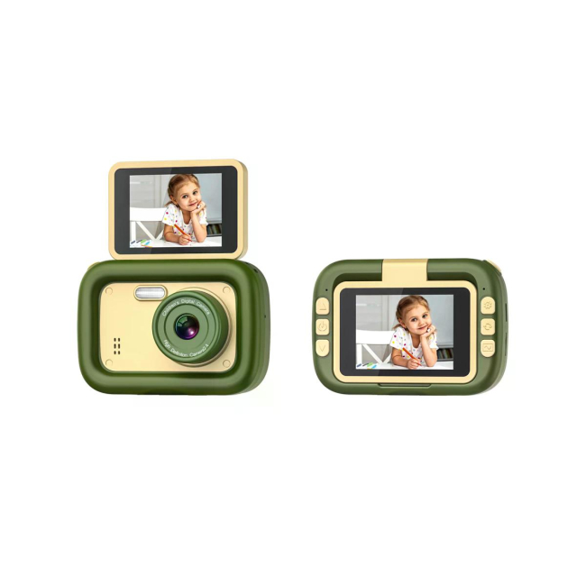 Фотоаппараты - Детская камера Remzona Fun Moments темно-зеленая (KC-01/3)#3