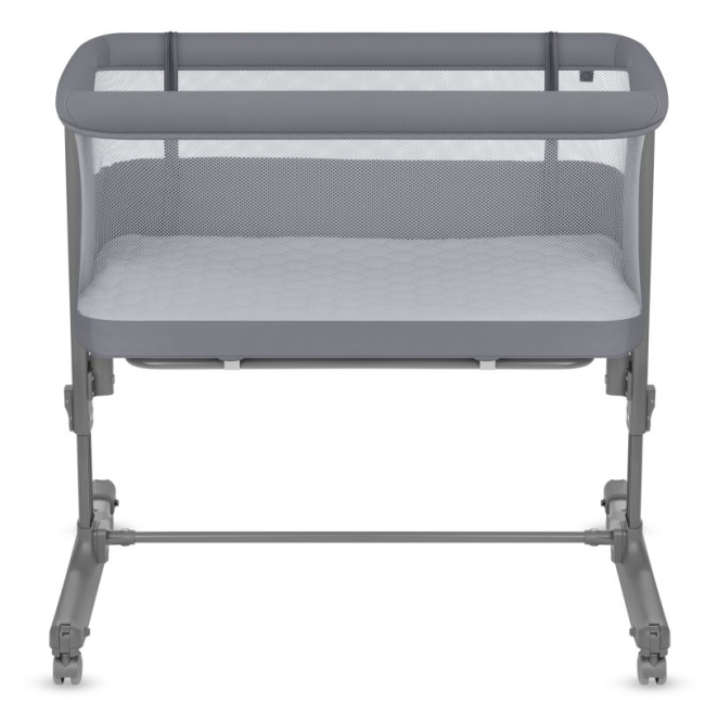 Манежи - Кроватка приставная Lionelo Aurora Grey Monument (LO-AURORA GREY MONUMENT)#5