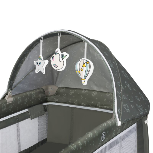 Манежи - Кроватка-манеж Lionelo Sven Plus Beige Olive (LO-SVEN PLUS BEIGE OLIVE)#6